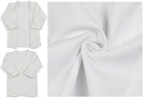 Image of ToBeInStyle Babies' 4 Pack Relaxed Fit Short or Long Sleeve Button Up Kimono Tee Swaddle Shirt