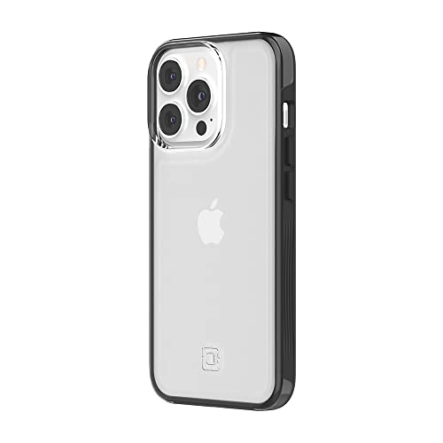 Incipio Organicore Clear Case Compatible with Apple iPhone 13 Pro [100% Compostable & Vegetable Materials] I 4.2 m Drop-Proof I Qi & MagSafe Compatible I Slim Case Black/Transparent