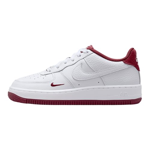 Nike Air Force 1 LV8 Older Kids' Shoes (HF0952-100, White/Team Red/White)