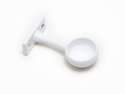 Douilles à vis pour rail de penderie 25 mm lot de 12 embouts blancs haute résistance au poids