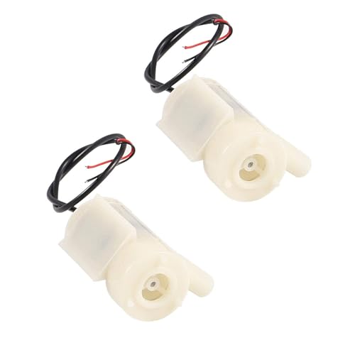 SIPYTOPF 2Pcs DC 3-5V Micro Submersible Mini Water Pump for Aquariums Fish Tank Pond Fountain Hydroponics Garden (2Pcs White)
