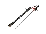 Épée de mousquetaire avec ruban et fourreau 70cm - Accessoire de déguisement