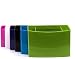 Emraw Magnetic Locker Storage Box Educational Accessories Holder Assorted Organizer - Colors Included: Green, Yellow, Pink, Orange, Blue & Purple (6-Pack)