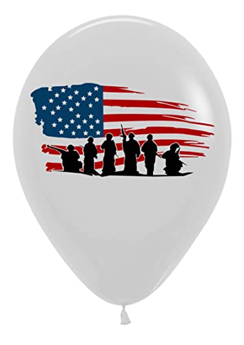 U.s. Army Party Balloons 40Pcs U.s. Army Latex Balloons American Heroes Military Camo Military Soldier Army Themed Party Supplies Us Army Balloons For Camo Birthday Party Decorations #TOP4