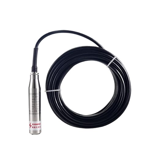 Transmisor de Nivel de Agua 4-20mA Sonda de Nivel Sumergible IP68 y Sensor de Combustible CC 24V 2