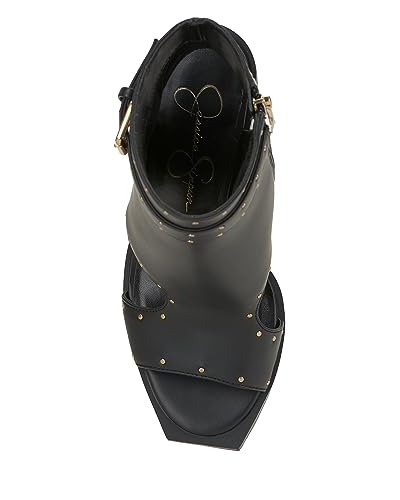 Jessica Simpson Women's Rochha Open Toe Bootie Mid Calf Boot4