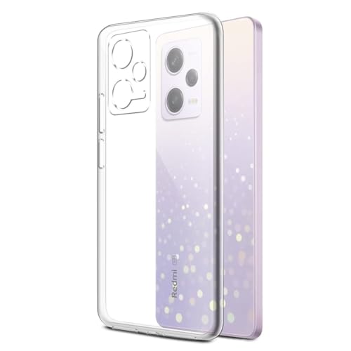 Image of COVERBLACK Rubber Back Cover for Mi REDMI Note 12 Pro Plus 5G - Transparent