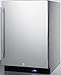 Summit Appliance SCFF53BCSSIM Built-In Undercounter Frost-Free All-Freezer for Residential or Commercial Use with Ice Maker, Digital Thermostat, Stainless Steel Exterior and Lock