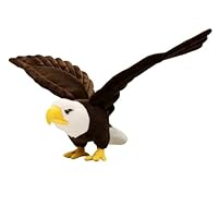 ZWLCWYBDBD Adorable Bald Eagle Plush Toy - 24\" Stuffed Animal with Bendable and Stretchable Wings, Ideal for Gifts or Home Decor
