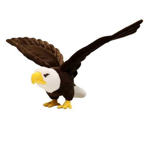 Zwlcwybdbd Adorable Bald Eagle Plush Toy - 24' Stuffed Animal With Bendable And Stretchable Wings, Ideal For Gifts Or Home Decor