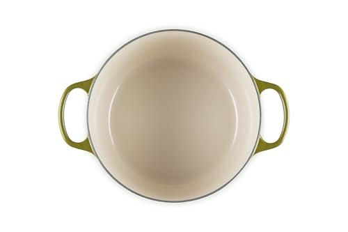 Image of Le Creuset Enameled Cast Iron Signature Deep Round Oven, 6.5 qt., Olive