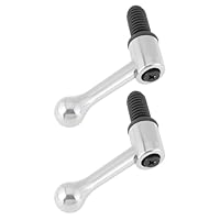 OTOTEC 2 Stück 1/2-Zoll-Gewinde Tischverriegelungsriegelgriff Kompatibel mit Bridgeport-Fräsmaschine