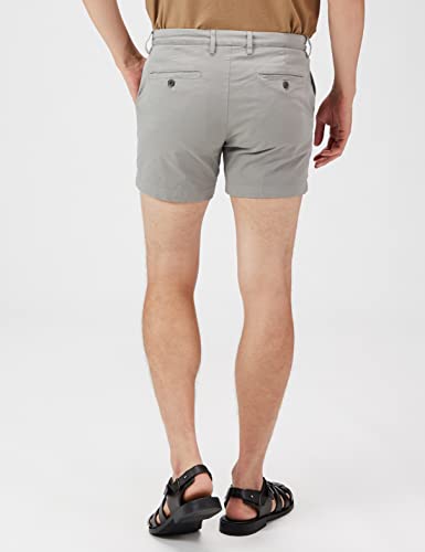 Amazon Essentials Men's Slim-Fit 5" Flat-Front Comfort Stretch Chino Shorts, Light Grey, 33 - Image 2