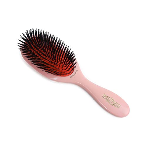 Mason Pearson SB3 brosse en poils naturels rose pour sublimer la brillance de vos cheveux