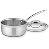 Cuisinart 1.5 Quart Multiclad Pro Triple Ply Saucepan w/Cover, MCP19-16N