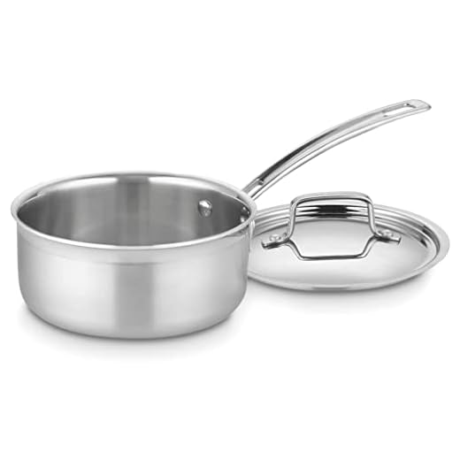 Cuisinart 1.5 Quart Multiclad Pro Triple Ply Saucepan w/Cover