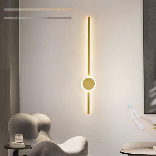 Acrílico metal sala de estar aplique de diseño geométrico circular color oro