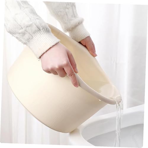 Bañera para pies de plástico Alipis color beige miniatura 5