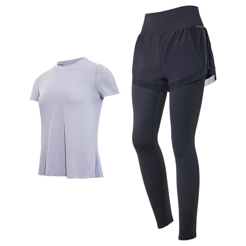 Tenue de pilates respirante en polyester élasthanne grand confort pour entraînement femme XXL