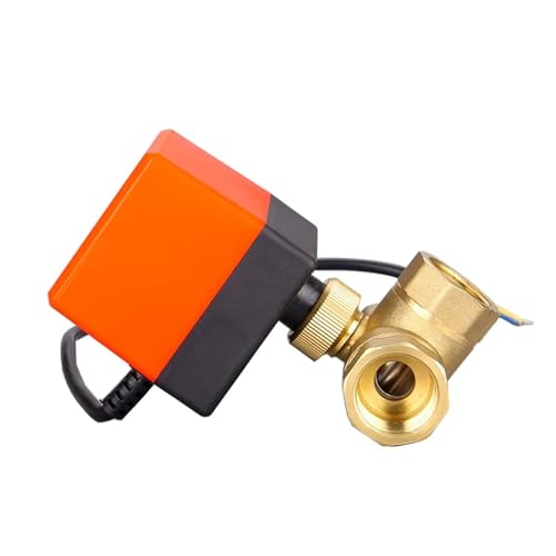 Électrovanne boisseau sphérique laiton DN15 vanne 2 voies 220V CA 24V