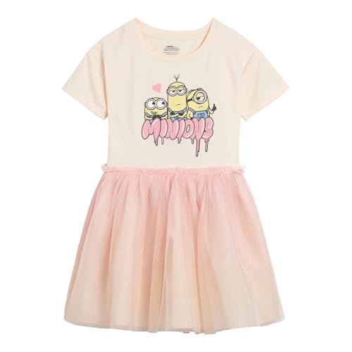 Minions Girls Tulle Dress Little Kid Sizes (4-6X)