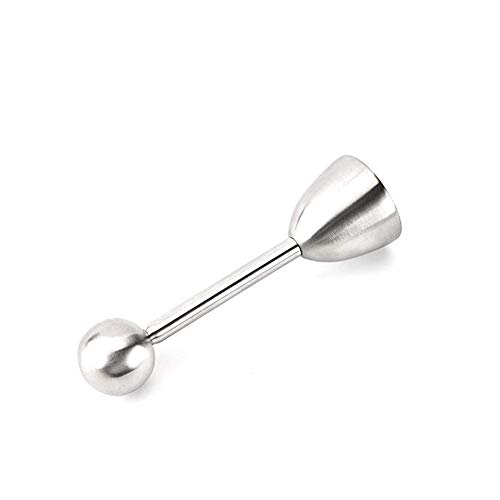 CDKJ Creat Eierschaal, openingsverwijderaar en snijden, roestvrij staal, Ei Topper Premium Quality Egg Accessoires