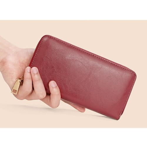 Women's Money Clips Wallets Business Handbags Card Cases Coin Purses Genuine Leather Money Organisers Bags (Green)2