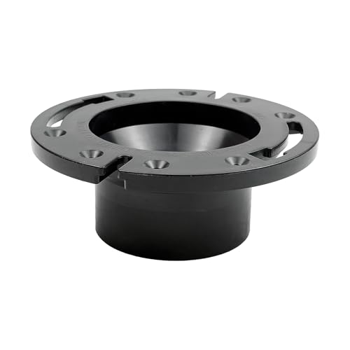Image of RV Toilet Seal and 3 Inch Socket RV Toilet Flange Kit Compatible with RV 300 /310 /320 Toilets Replacement for 385345892 Flange and 385311658 Flush Seal and 385311652 Base Seal 3 in 1 Combo Kit (Black)
