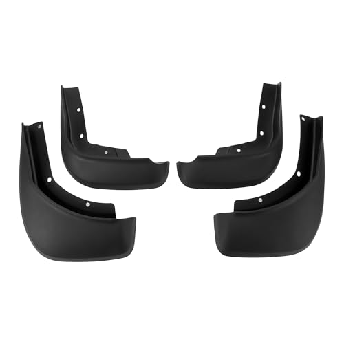 X AUTOHAUX 1set Front and Rear Mud Flaps Splash Guards Mud Guards for Volvo XC60 2014-2017 W/Mount Accessories