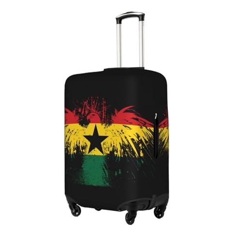 Travel Luggage Cover Ghana Ghanaian Flag Fashion Washable Baggage Suitcase Protector Fit For Luggage X-Large2