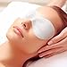 CustomyLife 200 Sheets Disposable Eye Masks Non Woven, Cotton Paper Facial Eye Covers DIY Clear Spa Cosmetic Paper Sheets for Skincare Wrap Moisture Retention