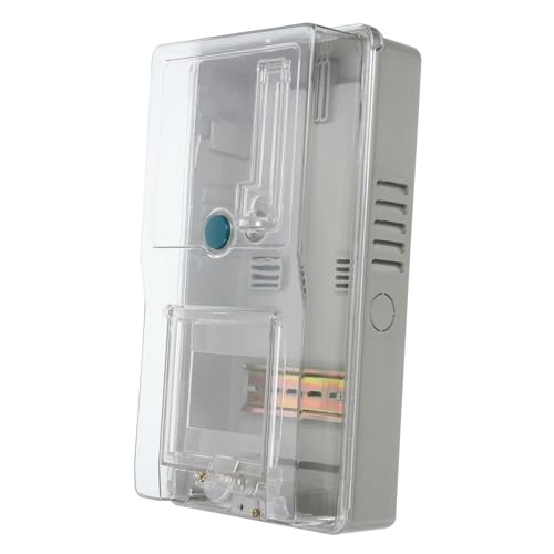 FONDOTIN Caja Distribución Eléctrica para Exterior Medidor Energía con Cubierta Transparente Resistente al Agua Fácil Instalación y Mantenimiento Caja Modular para Protección Circuitos