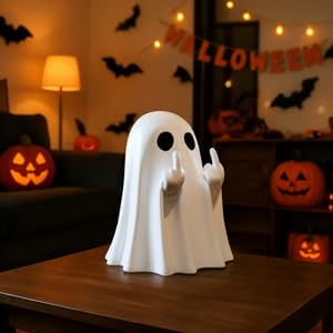 Chgfs Halloween Ghost Figurine-Spooky & Cute Ghost Statue for Home,...
