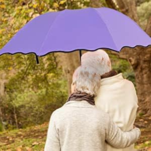 Image of Magic 3 Fold Compact Waterproof Umbrella with UV Protection Black Coating for Women & Girls | Floral Print Travel Umbrella for Rain & Sun | Lightweight Portable Folding Umbrella