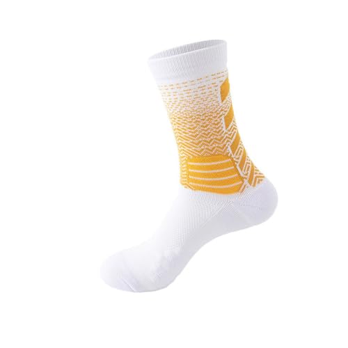 Thickened High-top Court Socks, Comprehensive Sports Socks, Basketball Socks(White-Dinosaur Doodle4)