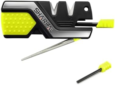 SHARPAL 101N-G Aiguiseur de couteaux de poche avec 2 allume-feu, ...
