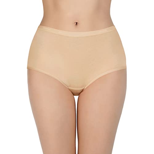 Image of Amante Solid Cotton Full Brief Panty Pack(Pack of 3)