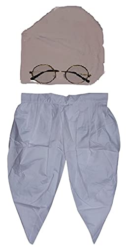 Mahatma Gandhi Father Of The Nation Patriotic Theme Fancy Dress Costume For Kids|2nd October Special Dress (12-15 yrs) (B09FK8T4W9) Amazon Price History, Amazon Price Tracker