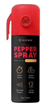 Trustrow Ultra Strong Pepper Stream Spray 55 ml, (Pack of 1) Powerful Pepper Spray for Women, Men and Girls Pepper Stream Spray (B09CDMRRVG) Amazon Price History, Amazon Price Tracker