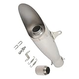 Ce silencieux d'échappement fournit un rugissement puissant et tonitruant pour votre moto, ce qui peut améliorer la réponse de l'accélérateur, la transmission de puissance et le son.