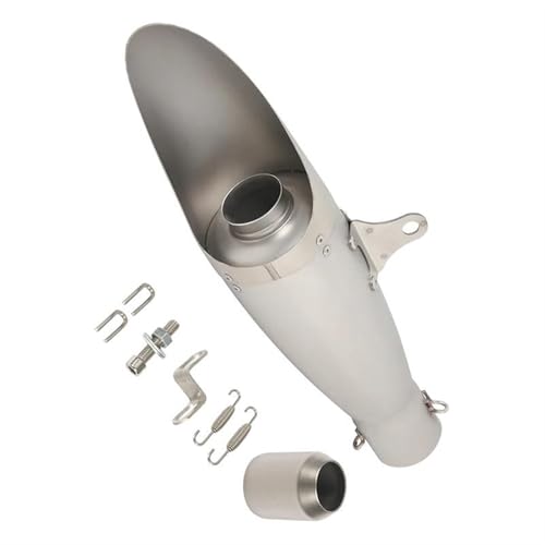 Questo silenziatore di scarico fornisce un potente, fragoroso ruggito per la tua moto, che può migliorare la risposta dell'acceleratore, la trasmissione di potenza e il suono.