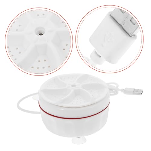 Veemoon 5pcs Portable Mini Washing Machine Compact Turbo Washer for Underwear and Socks for and Travel Lightweight and Easy to Use Durable Design Wash Cycle - Image 9