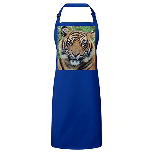 Tablier de cuisine tigre de face pour passionnés de cuisine