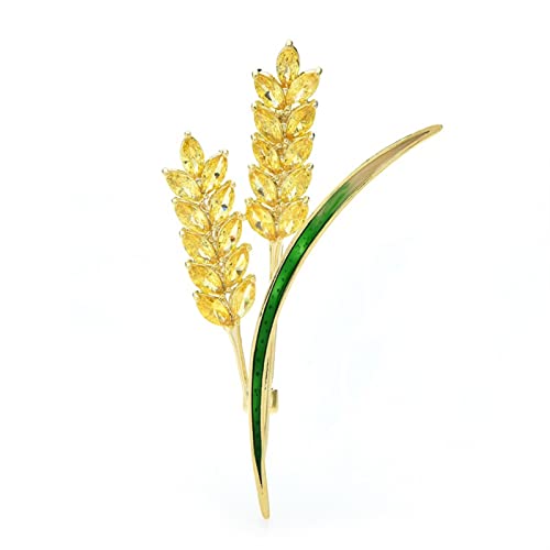 Broche blé en émail cadeau idéal pour fête et banquet