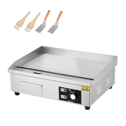 Commercial Electric Griddle 21-inch Stainless Steel