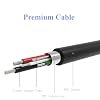 Charger Cable Replacement for Texas Instruments TI-84 Plus CE Graphing Calculator, TI 84 Plus C Silver Edition, TI Nspire CX/TI Nspire CX CAS Graphing Calculator Charging Cord Mini USB Cable (3.3 Ft)