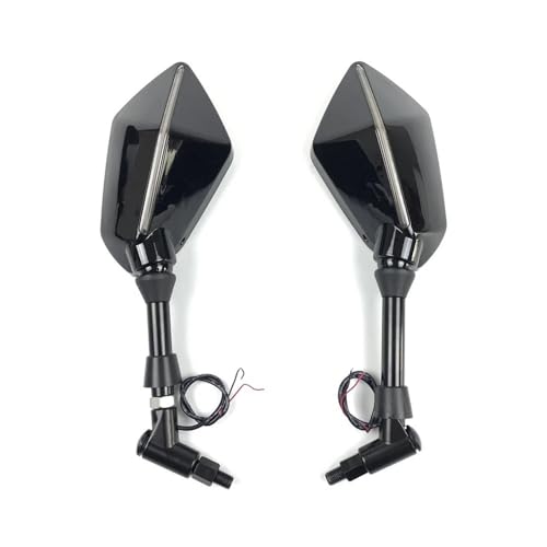Retrovisores con señal de giro para moto Prince Cruise y reflector universal 2024