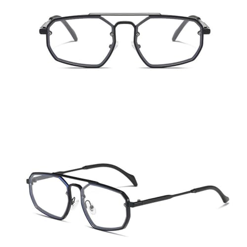 Lunettes de soleil irrégulières punk de qualité en alliage durable rétro UV400