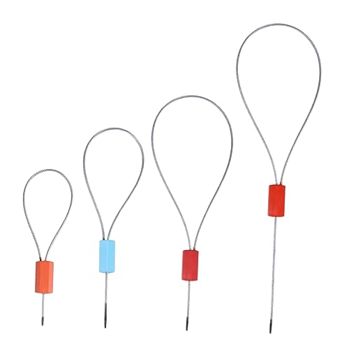 Anneome 50pcs Lead Sealing Pliers Kits Wire Security Lead Pliers Cable Lock Seals Tamper Security Seals for Containers Security for Containers High Security Safety Seal Security Wire Seals