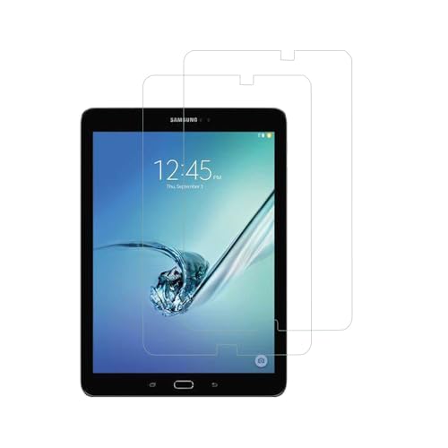 ENGFYADSY Screen Protector for Samsung Galaxy Tab S2 SM-T810 T811 T813 T815 T819 9.7 Inch Tablet Tempered Glass Film, 9H Hardness,Anti-Scratch,Case Friendly,Bubble Free (2 pcs)